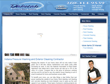 Tablet Screenshot of dakotahpressurewash.com
